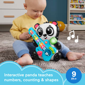 Fisher-Price Link Squad Jam & Count Panda Baby Learning Toy With Music & Lights - Image 2 of 6