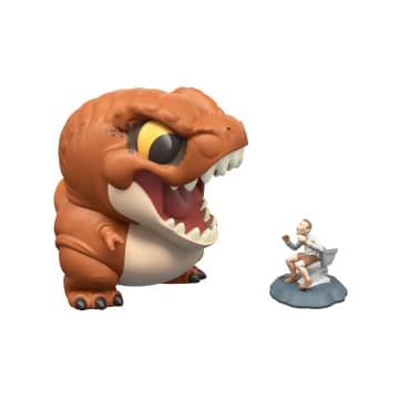Jurassic World Dinossauro de Brinquedo T.Rex Bite Club Colecionável - Imagen 2 de 6