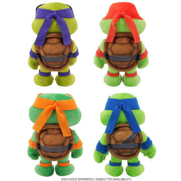 Teenage Mutant Ninja Turtles: Mutant Mayhem Plush Toys, 8 Inch TMNT Soft Dolls - Imagen 6 de 6