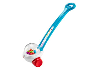 Fisher-Price Corn Popper Baby And Toddler Toy, Push Toy For 1 Year Old And Up, 2 Pieces, Blue - Image 5 of 6