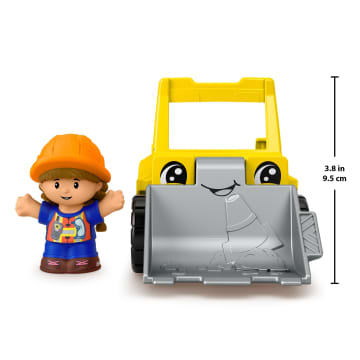 Fisher-Price Little People Bulldozer Construction Toy & Figure Set For Toddlers, 2 Pieces - Image 4 of 6