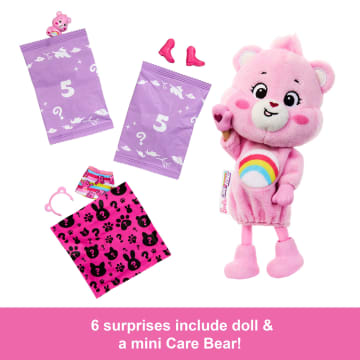 Barbie Cutie Reveal Care Bears Series Chelsea Small Doll & Accessories, 6 Surprises - Image 4 of 6