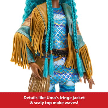 Disney Descendants: The Rise Of Red Fashion Doll & Accessory - Uma, Daughter Of Ursula - Imagen 2 de 6