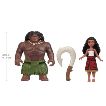 Disney Moana 2 Moana & Maui Ocean Adventures 2-Pack Small Dolls & Accessory Set - Image 2 of 6