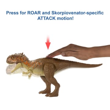 Jurassic World 2 Dinosaurs Roarin Strikers Iguanadon & Skorpiovenator - Image 2 of 5