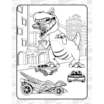 Hot Wheels: Giant Coloring Book (Ages 3 - 6) - Imagem 3 de 6