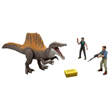 Jurassic World Rebirth Storypack With Exclusive Spinosaurus, 2 Human Figures & Accessories - Image 6 of 6