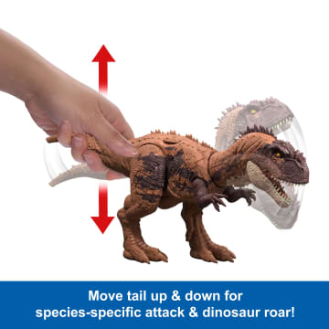 Jurassic World Chaos Theory Wild Roar Kryptops Action Figure, Strike Attack & Sound Dinosaur Toy - Image 3 of 6
