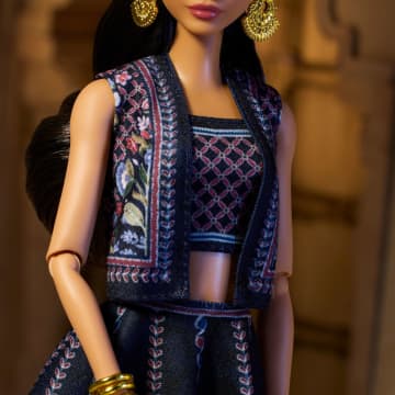 Barbie Signature Diwali Doll By Anita Dongre Wearing Festival Of Lights Look, Holiday Collectible - Sold Out - Image 10 of 12