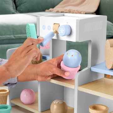 Fisher-Price  Coffret  Bar Laitier en Bois, 18Éléments en Bois - Image 3 of 5