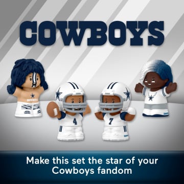 Little People Collector Dallas Cowboys Officially Licensed NFL Special Edition Figure Set, Series 2 - Imagen 3 de 6