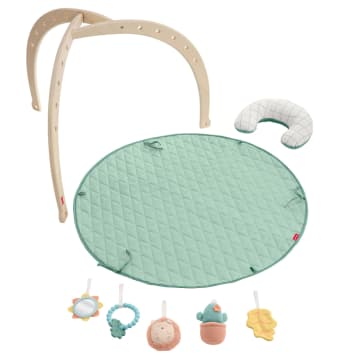 Fisher-Price  Tapis D’Activités de Luxe en Bois, Jouets de Développ. - Imagen 5 de 6