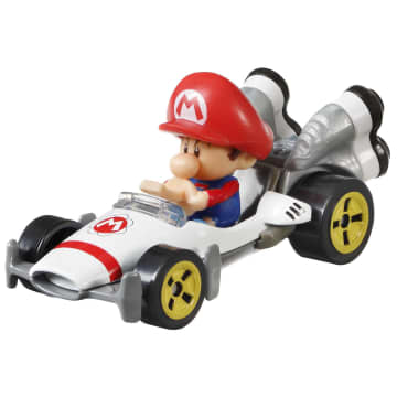 Hot Wheels Mario Kart Baby Mario, B-Dasher - Imagen 1 de 4