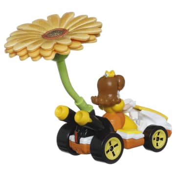 Hot Wheels Mario Kart Veículo de Brinquedo Princesa Dasiy Padrão Kart com Flower Glider - Image 4 of 5