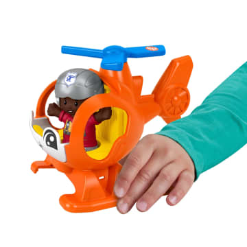 Fisher-Price  Little People  Hélicoptère et Figurine Pilote - Image 2 of 6