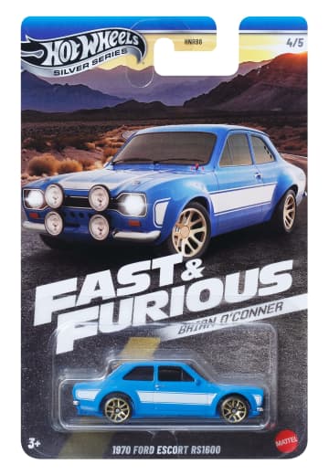 Hot Wheels Collector Veículo de Brinquedo Fast & Furious Ford Escort RS1600 - Imagem 1 de 2