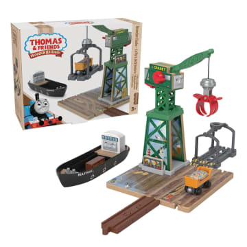 Fisher-Price Thomas & Friends Wooden Railway Brendam Docks - Image 1 of 6
