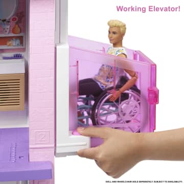 Barbie Dreamhouse Dollhouse With 75+ Accessories & Wheelchair Accessible Elevator, Lights, Sounds, Music - Image 5 of 6