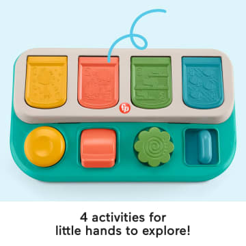 Fisher-Price Busy Buddies Pop-Up Infant Fine Motor Toy For Ages 9+ Months - Imagen 4 de 6