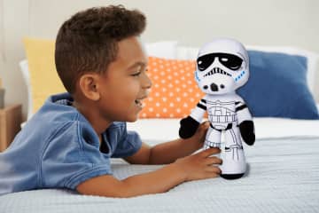 Star Wars Plush Talkers Stormtrooper Soft Toy, 11 To 12-Inch Collectible Plush With Sound & Phrases - Imagen 2 de 6