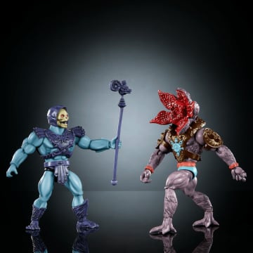 Masters of the Universe Origins Figura de Ação Stranger Things Pacote com Skeletor e Demogorgon de 5.5