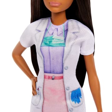 Barbie  Poupée Mode  dentiste, Brunette, Poupée enfant, Accessoires - Imagem 4 de 6