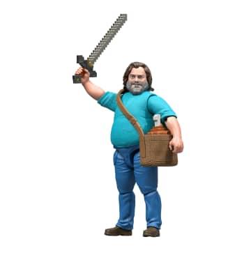Minecraft Steve Action Figure & Accessories, 4-inch Toy Set inspired By A Minecraft Movie - Image 6 of 6