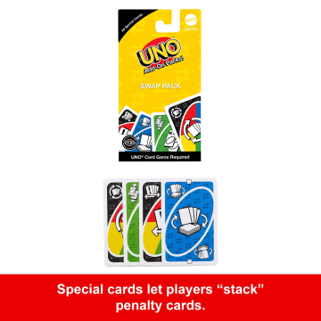 UNO Add-On-Packs Swap Pack Card Game For Kids, Family & Game Nights, Travel, Camping & Parties - Imagem 3 de 6