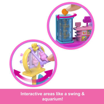 Barbie Mini Barbieland Collectible Pet Boutique Playset With 1.5-inch Barbie Doll, interactive Play Areas For Storytelling Fun - Imagem 3 de 6