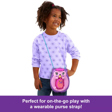 Polly Pocket Hedgehog Mom & Baby Purse Playset With 2 Dolls & 16 Accessories including Pets - Imagem 5 de 6