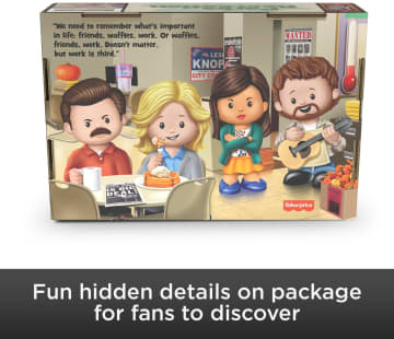 Little People Collector Parks And Recreation Special Edition Set, 4 Figures - Imagem 6 de 6