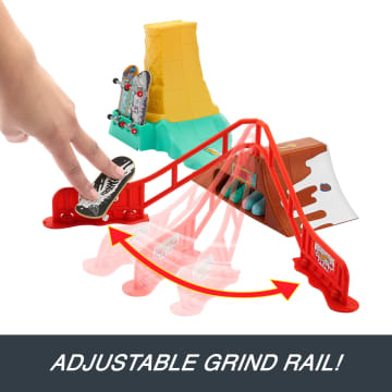 Hot Wheels Skate Dessert Skate Park With 1 Exclusive Finger Skateboard & 1 Pair Removable Skate Shoes - Image 4 of 6