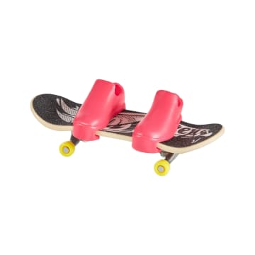 Hot Wheels Skate Veículo de Brinquedo Skateboard Símbolo de Donut com Tênis - Imagem 2 de 4