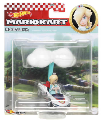 Hot Wheels Mario Kart Veículo de Brinquedo Rosalina P-Wing com Cloud Glider - Image 5 of 5