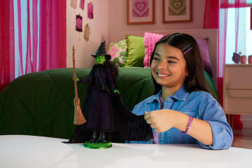 Universal Pictures’ Wicked Deluxe Elphaba Fashion Doll & Accessories With Braided Hair & Posability - Image 2 of 6