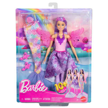 Barbie Doll Fantasy Fashion Pack With Accessories including Mermaid Tail, Fairy Wings, & Necklaces - Image 6 of 6