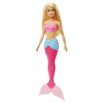 Barbie Fantasía Muñeca Sirena Aleta Rosa con Azul - Imagen 1 de 4