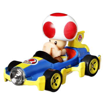 Hot Wheels Mario Kart Veículo de Brinquedo Toad Mach 8 - Image 2 of 4