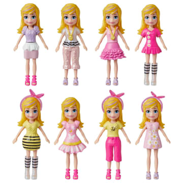 Polly Pocket Coffret Poupée et 18 Accessoires, Chiot et thème Floral - Image 5 of 6