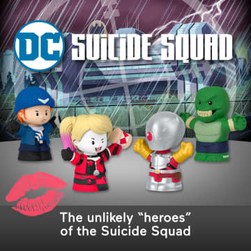 Little People Collector Suicide Squad Special Edition Figure Set, 4 Characters - Imagen 2 de 6