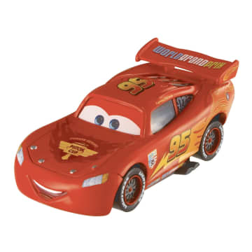 Carros da Disney e Pixar Diecast Veículo de Brinquedo Relâmpago McQueen com Rodas de Corrida - Image 3 of 6