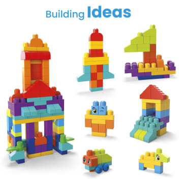 MEGA BLOKS Bigger Building Bag Building Set With 150 Big Building Blocks - Image 5 of 6