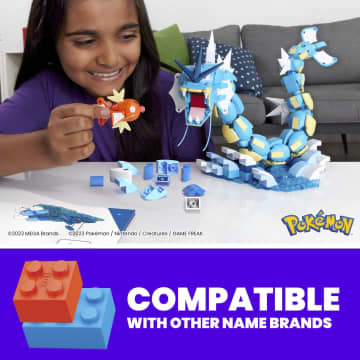 MEGA Pokémon Magikarp Building Toy Kit With 2 Action Figures (411 Pieces) For Kids - Image 2 of 5
