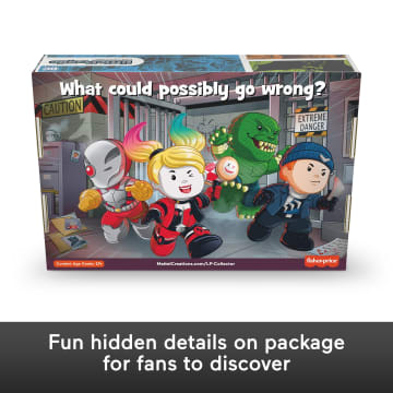 Little People Collector Suicide Squad Special Edition Figure Set, 4 Characters - Imagen 6 de 6