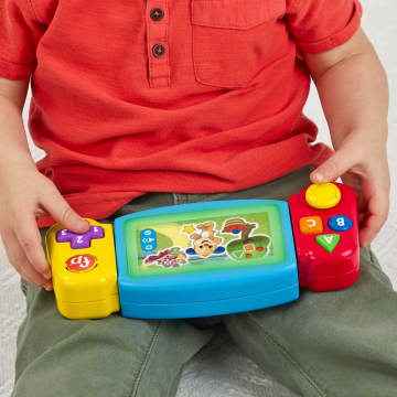 Fisher-Price Aprender e Brincar Brinquedo para Bebês Videogame Portátil Aprende Comigo - Image 5 of 7