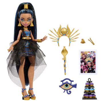 Monster High Cleo De Nile Doll in Monster Ball Party Dress with Accessories Mattel