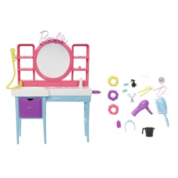 Barbie Ultra Chevelure Coffret de Jeu Salon et Poupée - Imagen 5 de 6