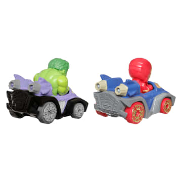 Hot Wheels RacerVerse Veículo de Brinquedo Iron Man e Hulk - Image 3 of 6