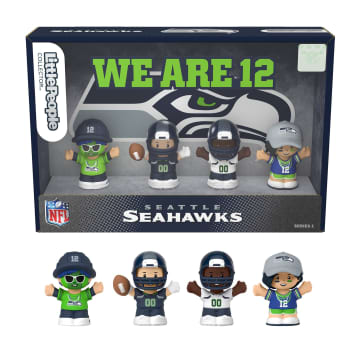 Little People Collector Seattle Seahawks Special Edition Set For Adults & NFL Fans, 4 Figures - Image 1 of 6
