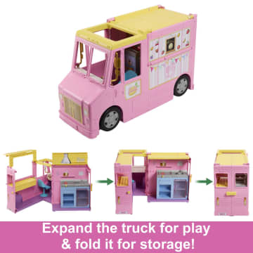 Barbie Sets Lemonade Truck Playset With 25 Pieces